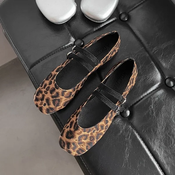 Double Strap Mary Jane Ballet Flats