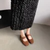 Double Strap Mary Jane Ballet Flats