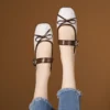 Mary Jane Square Toe Ballet Flats
