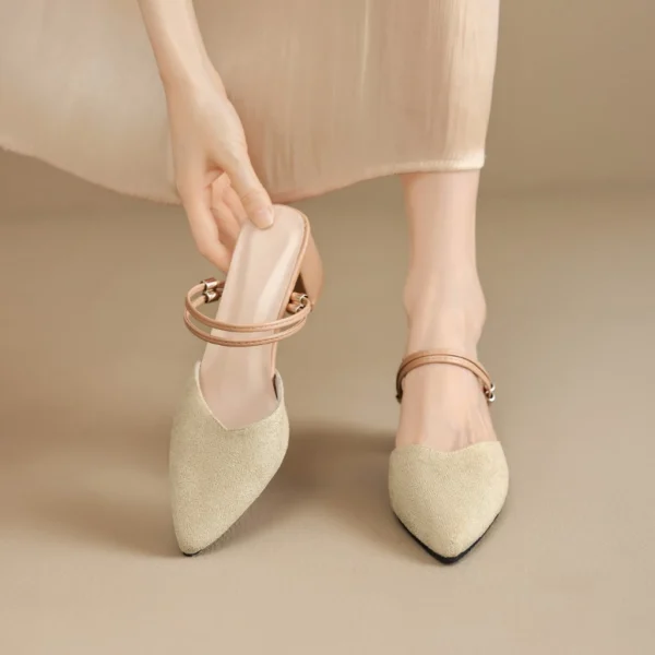cn-11134207-820l4-mqaoq205v85o84 Pointed Toe Double Strap Mule Heels