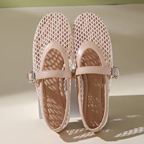 sg-11134201-7renw-m8bxa73nj96e0e Breathable Mesh Mary Jane Flats