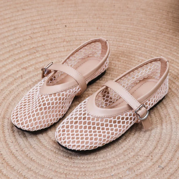 sg-11134201-7reo2-m8bxa51kjo291b Breathable Mesh Mary Jane Flats