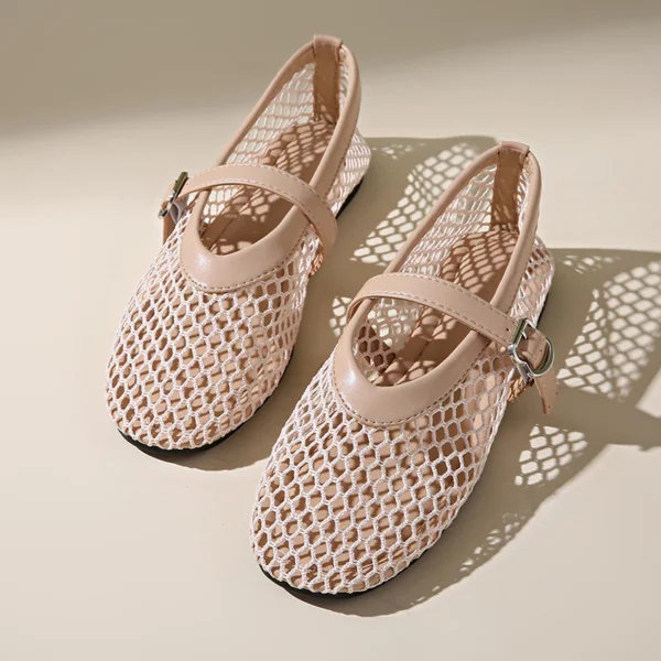sg-11134201-7reoa-m8bxa6b2qht5da Breathable Mesh Mary Jane Flats