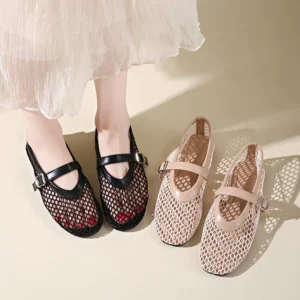 sg-11134201-7reog-m8bxac4uaavr95 Breathable Mesh Mary Jane Flats
