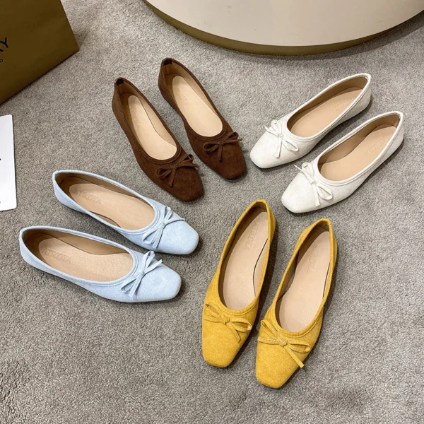 sg-11134201-7reqk-m8akcjast9chf6 Square Toe Bow Ballet Flats