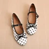 sg-11134201-81zts-mmioqghprz7p69 Polka Dot Mary Jane Ballet Flats