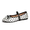 sg-11134201-81zu4-mmioqhs4ffgvb4 Polka Dot Mary Jane Ballet Flats