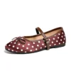 sg-11134201-81zwf-mmioqiduzevca6 Polka Dot Mary Jane Ballet Flats