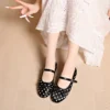 sg-11134201-81zwh-mmioqctiuqkh08 Polka Dot Mary Jane Ballet Flats
