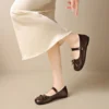 sg-11134201-822y9-mo6jzbe2iqddcc Lace Trim Mary Jane Ballet Flats