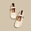 sg-11134201-822yx-mo6jz8nyyn7l85 Lace Trim Mary Jane Ballet Flats