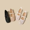 sg-11134201-823p9-morudhbmgkxu73 Lace Mary Jane Ballet Flats