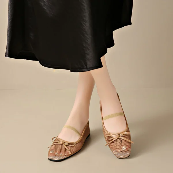 Breathable Mesh Ballet Flats