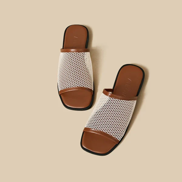 Breathable Mesh Slide Sandals