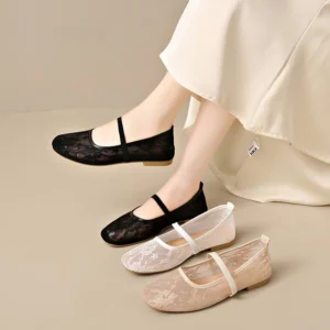 sg-11134201-823pn-morudcpt59fmf9 Lace Mary Jane Ballet Flats