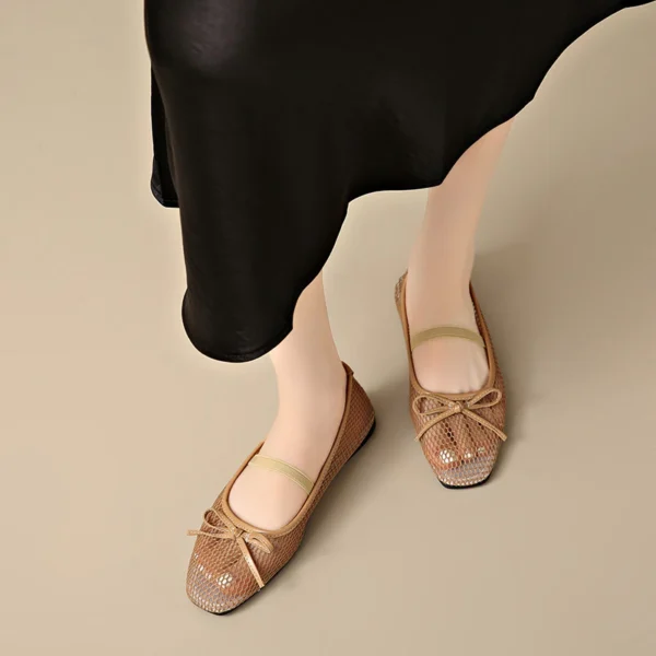 Breathable Mesh Ballet Flats