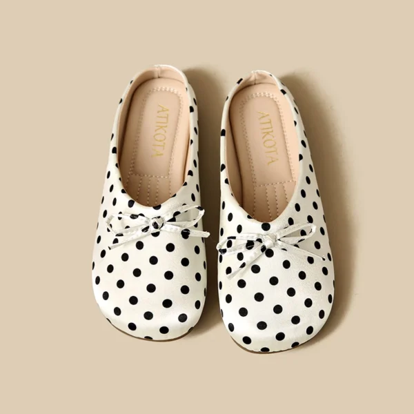 sg-11134201-823pq-moyzwnvz9fyke1 Printed Bow Ballet Flats
