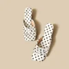sg-11134201-823q0-mpbwpwud3cox0c Polka Dot Bow Wedge Slide Sandals