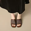 Breathable Mesh Slide Sandals