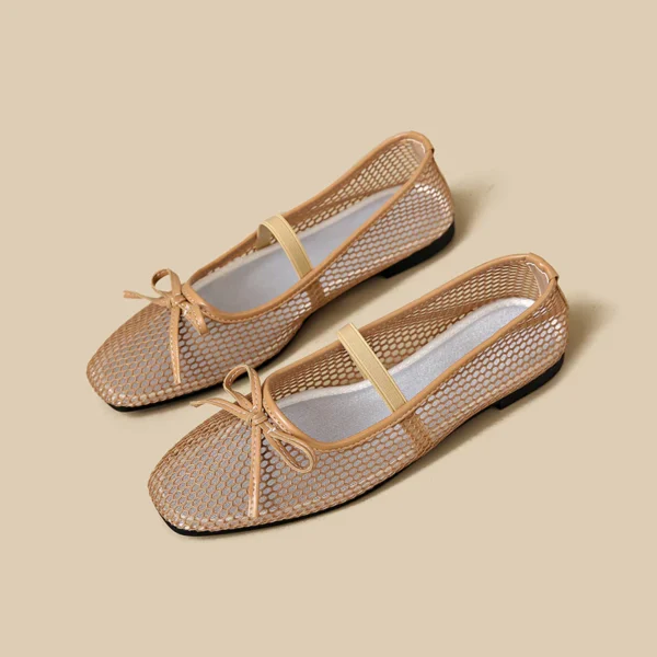 Breathable Mesh Ballet Flats