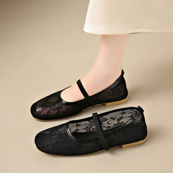 sg-11134201-823qc-morudecsx4aq7e Lace Mary Jane Ballet Flats