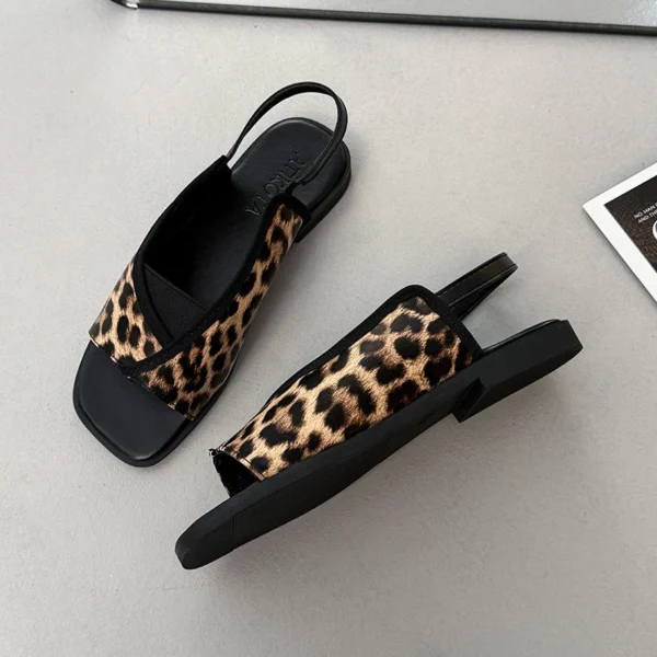 sg-11134201-824il-mezc5966yk252a Square Toe Slingback Flat Sandals