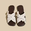 sg-11134201-82586-mq73e79p9a0w87 Lace Bow Cross Strap Slide Sandals