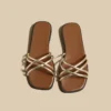 sg-11134201-8259k-mqzt9pcg0m4s64 Minimalist Strappy Flat Slide Sandals