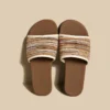 sg-11134201-825a0-ms51827sulfs3b Striped Woven Slide Sandals