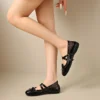 Double Strap Mary Jane Ballet Flats