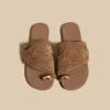 sg-11134201-825a8-mr8cqe6avldte0 Linen Toe Ring Flat Slide Sandals