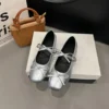 Bow Mary Jane Ballet Flats