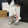Bow Mary Jane Ballet Flats