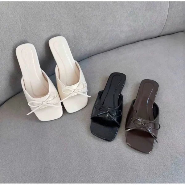 vn-11134207-81ztc-ml8oh5vi37r5e3 Square Toe Bow Slide Sandals
